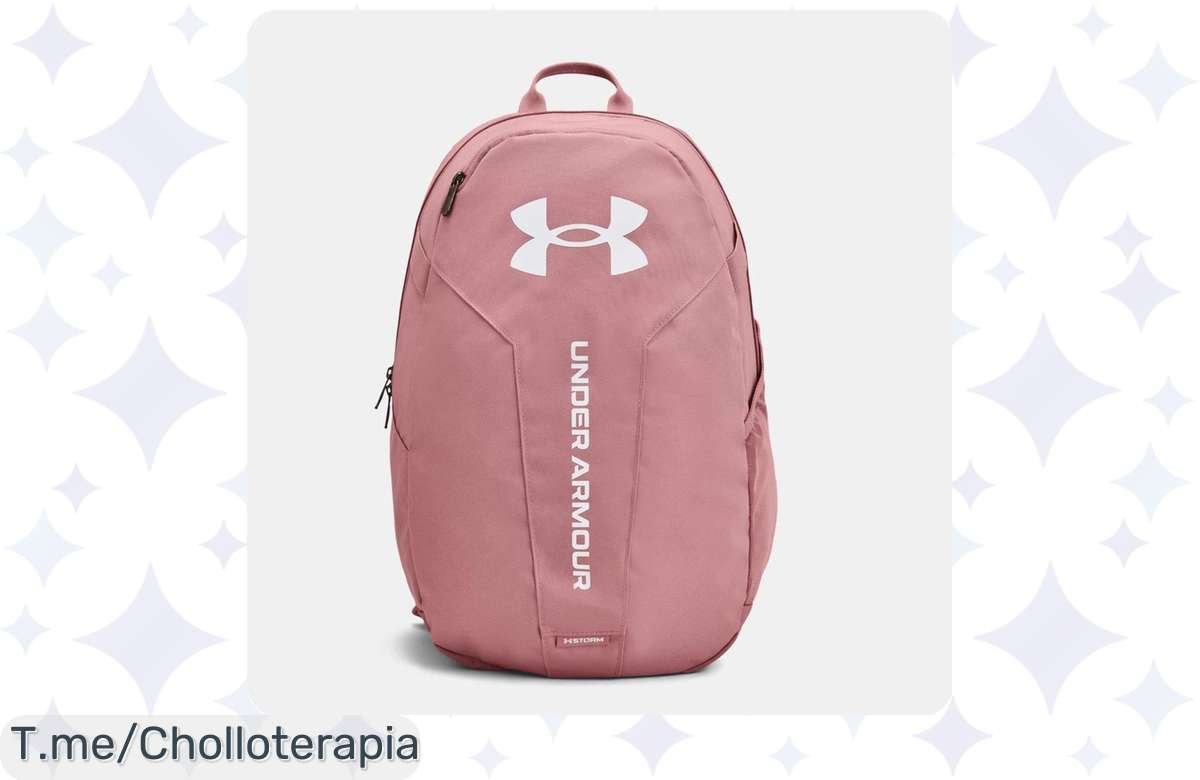 ¡Mochila Hustle Lite Rosa Under Armour a Precio de Locura!