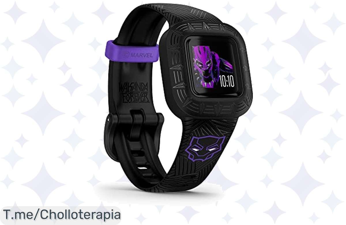 ¡Monitor de actividad para niños Black Panther! Ayuda a tus hijos a estar activos y en forma