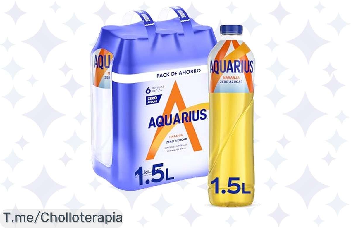 ¡No Te Pierdas el Ofertón: Aquarius Zero Naranja a Precio Ridículo!