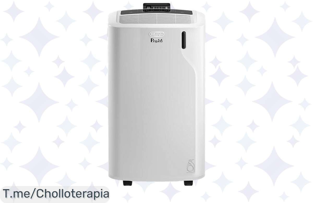 ¡No dejes pasar el ofertón del verano! Aire Acondicionado Portátil De’Longhi Pinguino PAC EMK82, 2040 frig/h y 3 velocidades a precio de ganga. ¡Corre!
