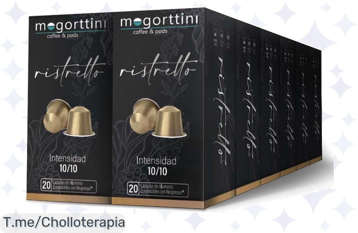 ¡No dejes pasar esta oferta: 240 cápsulas Ristretto a un precio increíble!