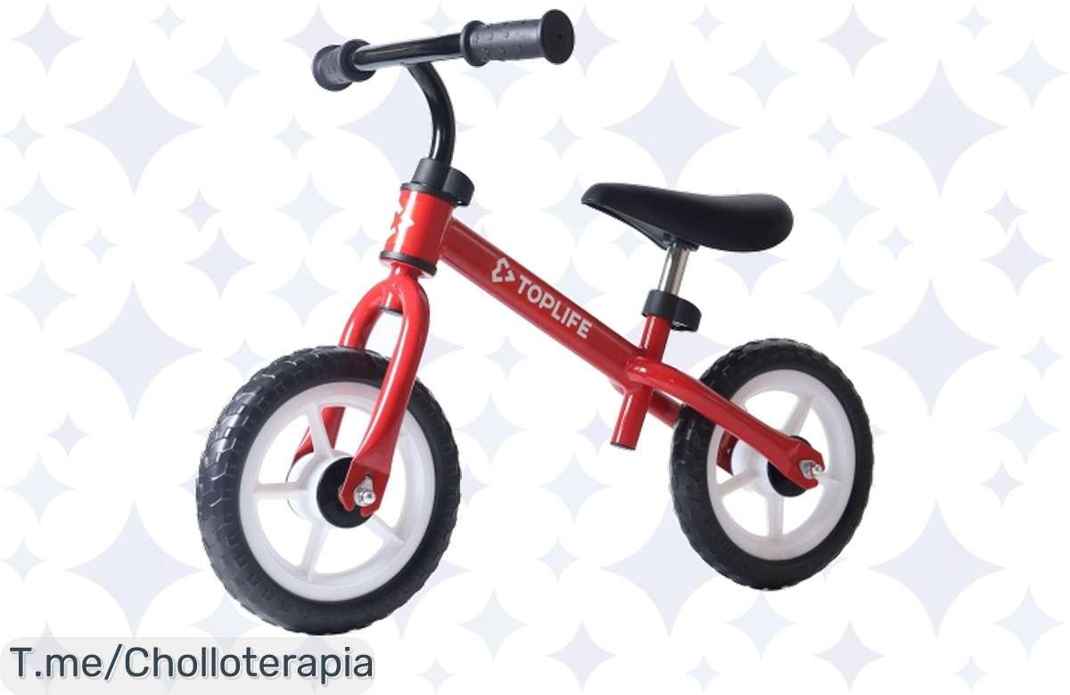 ¡No pierdas esta oportunidad! Bicicleta Toplife Roja para los peques de 10+2 años
