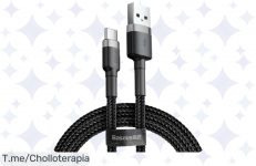 ¡No te lo pierdas! Cable USB Tipo C para Carga Rápida, Precio Insuperable y Fit Perfecto para Samsung, Huawei y Xiaomi - ¡Corre!