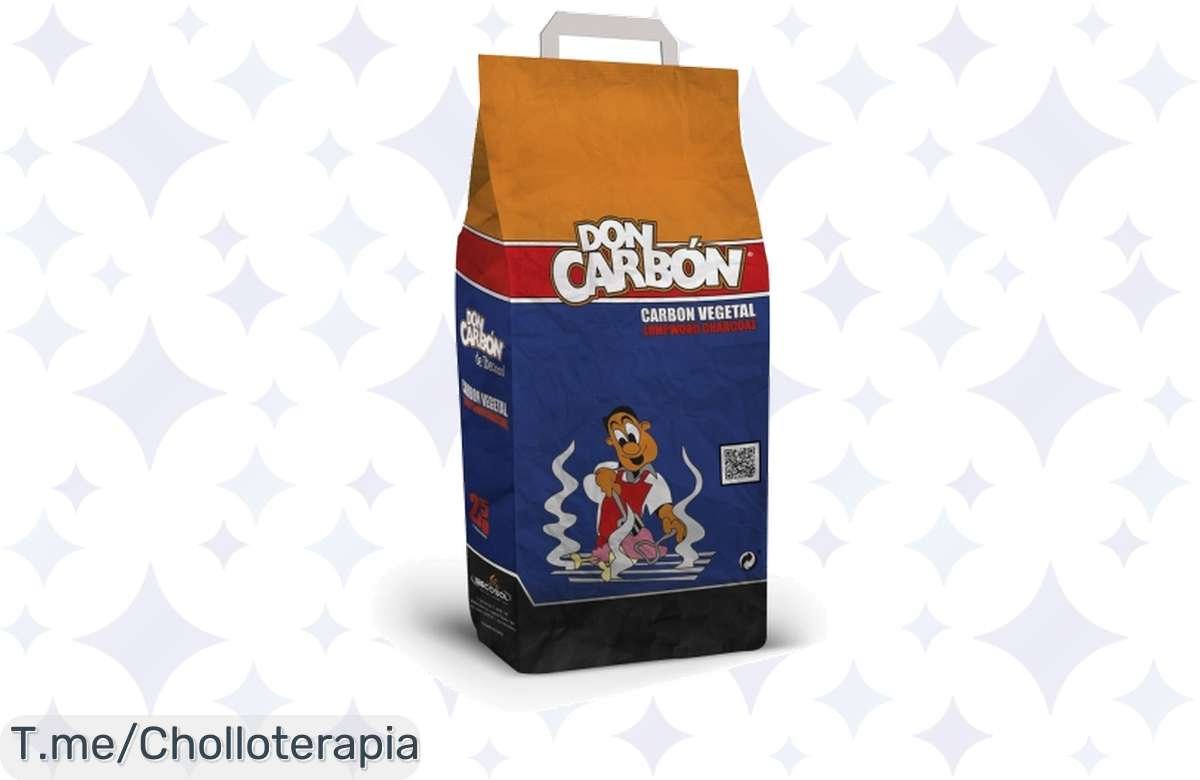 ¡No te lo pierdas! Carbón Vegetal Don Carbón 2,5 Kg a precio de locura
