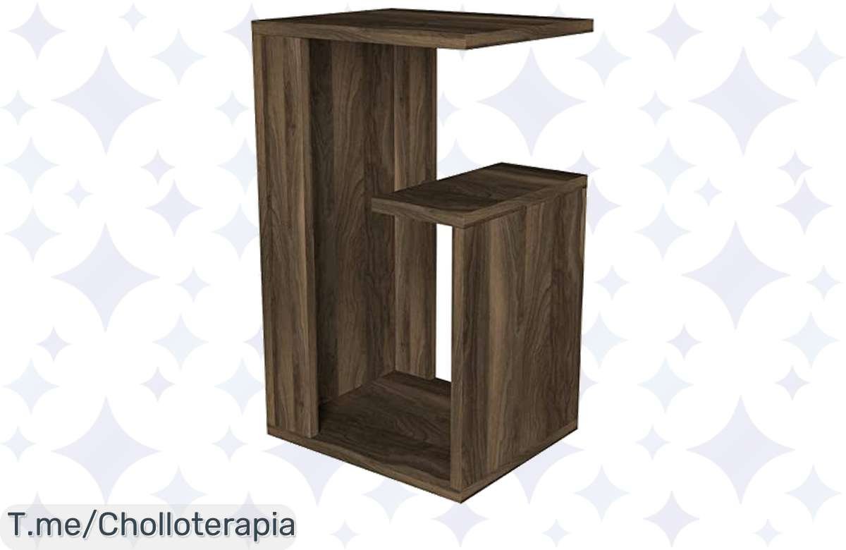 ¡No te lo pierdas! Mesa auxiliar de madera premium en oferta, 35×29,5×60 cm