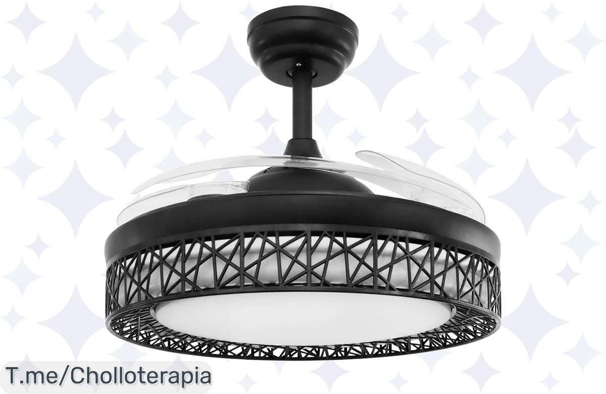 ¡No te lo pierdas! Ventilador de techo Jocca: 3 aspas, 6 velocidades y control remoto. ¡Diseño y eficiencia!