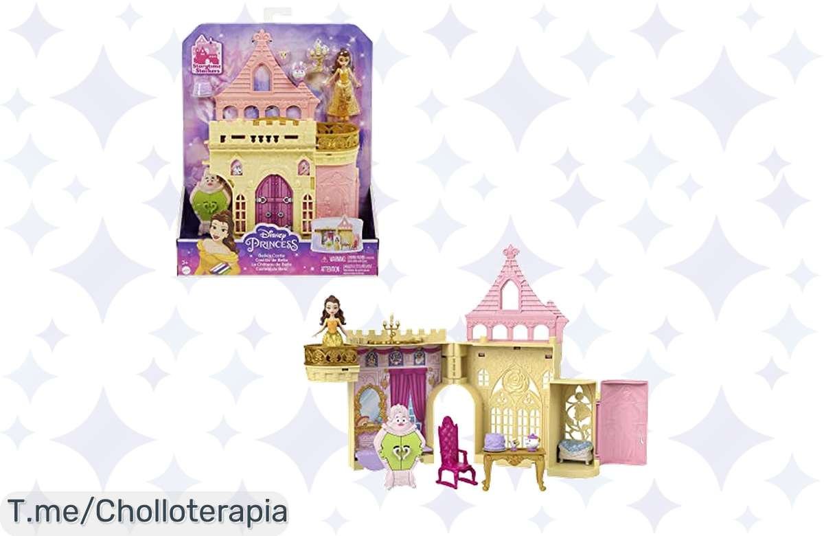 ¡No te pierdas el increíble castillo de Bella y revive La Bella y la Bestia!