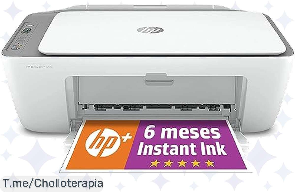 ¡No te pierdas esta ganga! HP DeskJet 2720e con 6 meses de impresión Instant Ink gratis