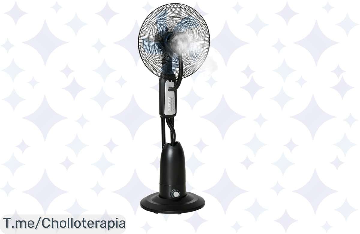 ¡No te pierdas esta ganga en el ventilador nebulizador HOMCOM!