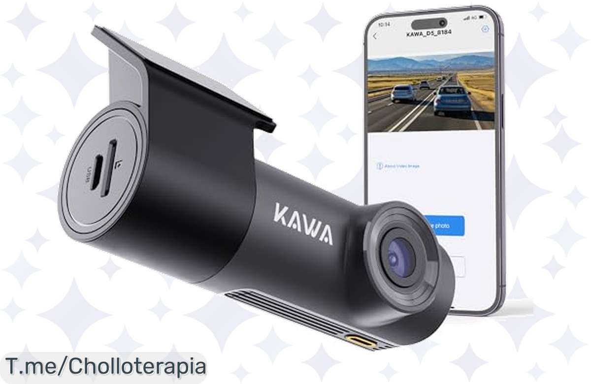 ¡No te pierdas la oportunidad de tener tu KAWA Dash CAM Frontal 2K con un 50% de descuento!