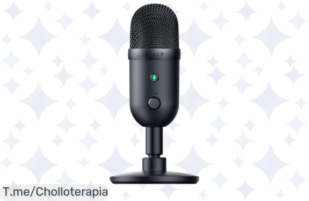 ¡No te quedes sin! Micrófono Razer Seiren V2 X: descuento increíble para tus transmisiones.