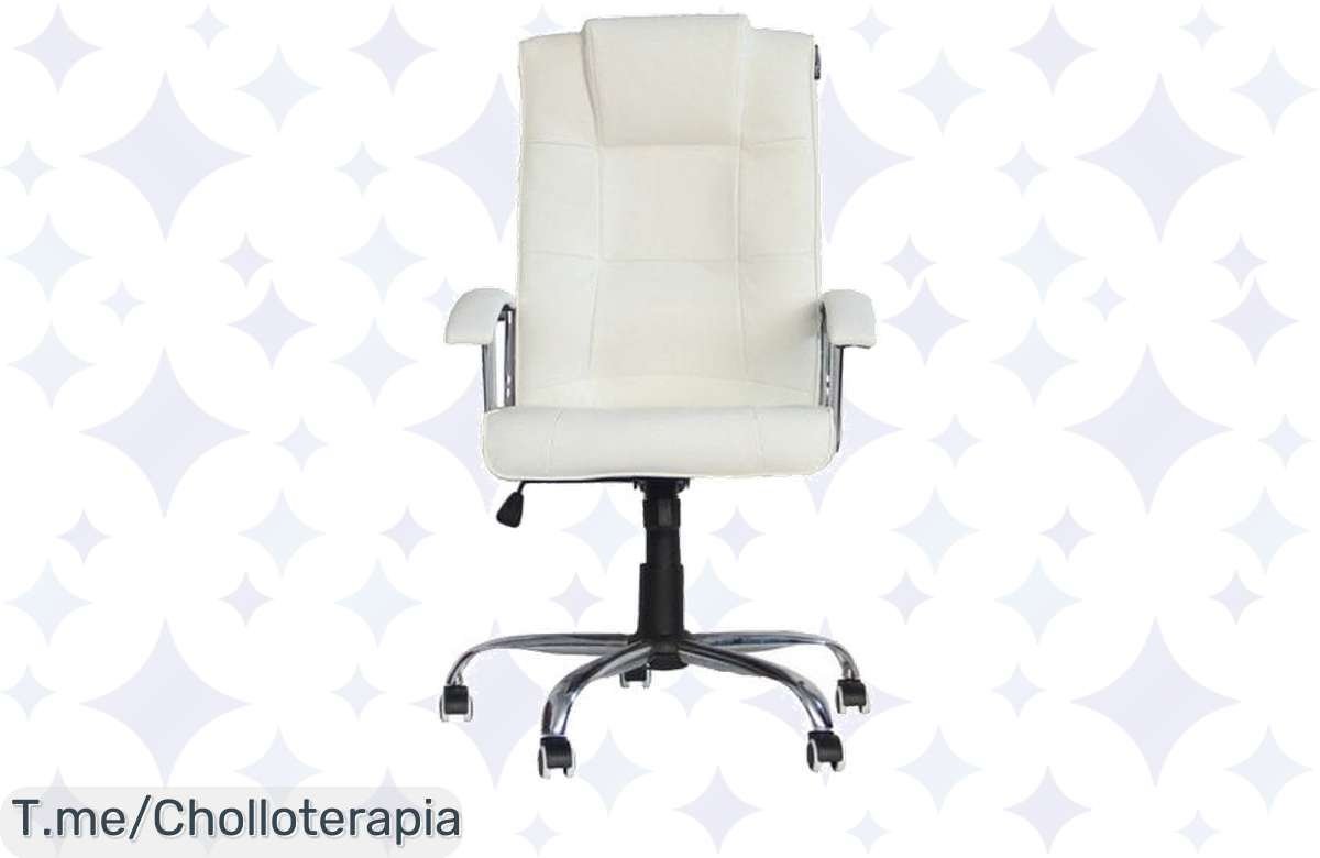 ¡No te quedes sin la Silla de Oficina Owlotech Stanford Blanca a precio de locura!