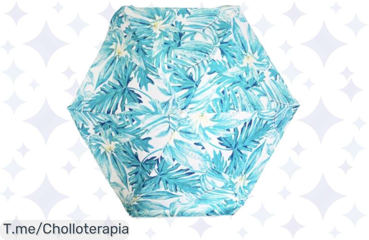 – ¡No te quemes! La sombrilla de playa que necesitas este verano. ¡Compra ya!