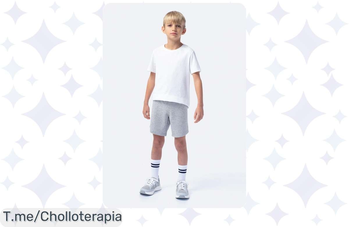 ¡Oferta Flash! Bermuda deportiva para Niño TEX a precio de locura, ¡no te lo pierdas!