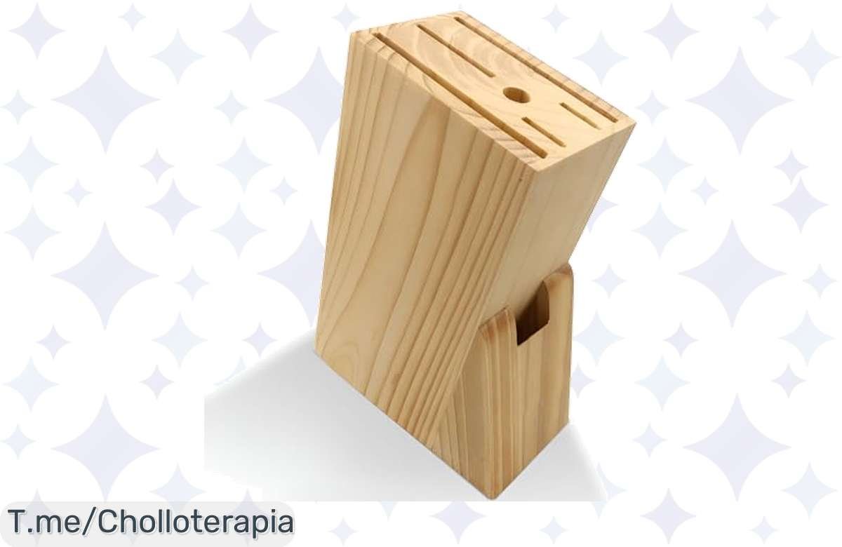 ¡Oferta Flash! Bloque de Cuchillos de Cocina Chic y Práctico a Precio de Risa, ¡Corre por el Tuyo!