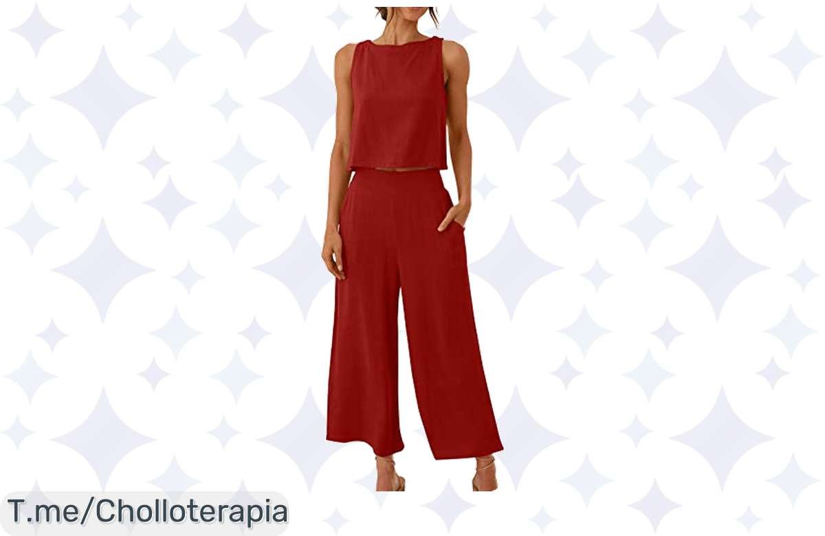 ¡Oferta Flash: Conjunto de Lino para Mujeres, Elegancia y Confort al Mejor Precio!