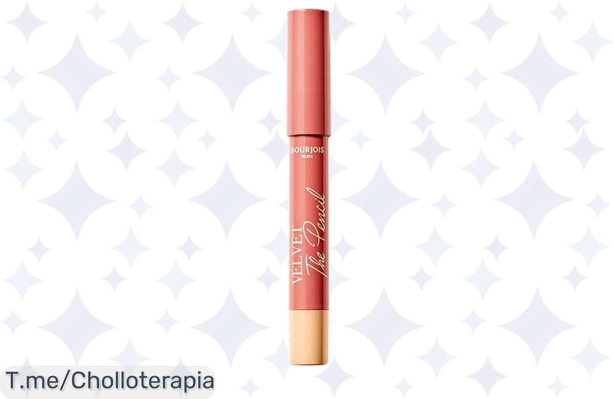 ¡Oferta Flash! Lápiz Labial Bourjois Velvet The Pencil a Precio de Locura, consigue labios de infarto.