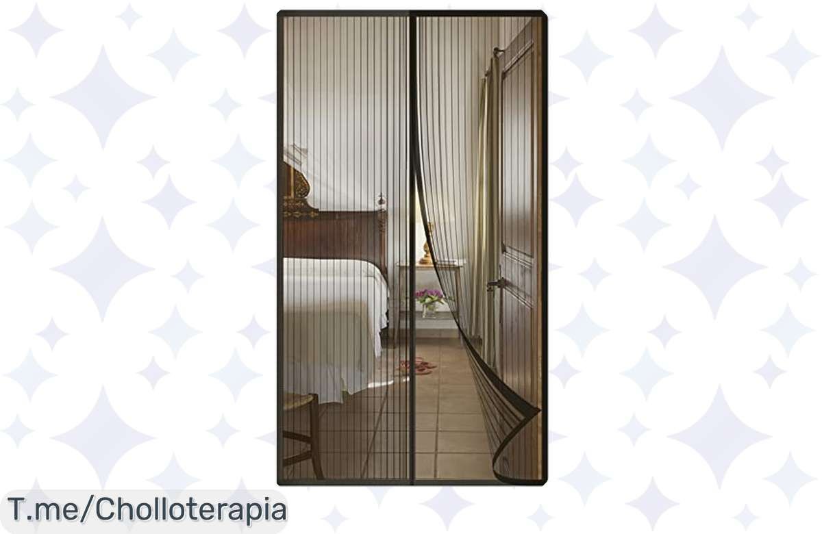 ¡Oferta Flash! Mosquitera Magnética para Puertas – Instálala en un Minuto y Olvídate de los Insectos