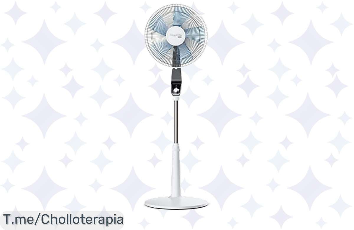 ¡Oferta Flash! Ventilador Rowenta Turbo Silence tirado de precio: frescura sin ruido y 5 velocidades. ¡No lo dejes escapar!
