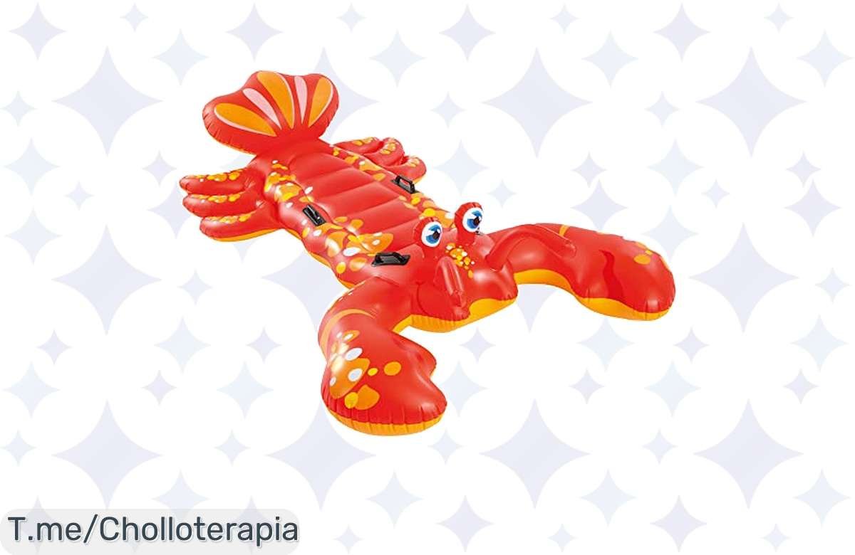 ¡Oferta Imbatible! Flotador Hinchable Langosta Roja para Niños a Precio Irresistible – ¡Aprovecha Ahora!