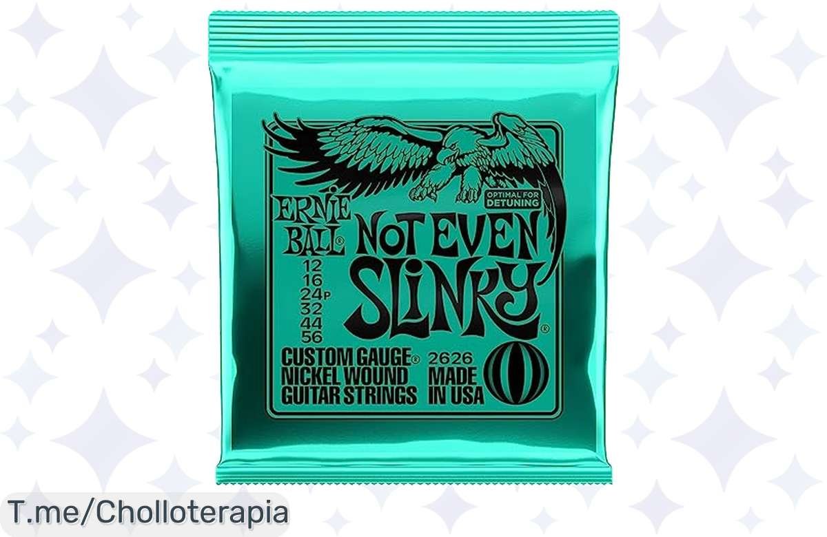 ¡Oferta Insuperable! Cuerdas Ernie Ball Not Even Slinky para Rockear como un Pro, ¡Cómpralas Ahora!