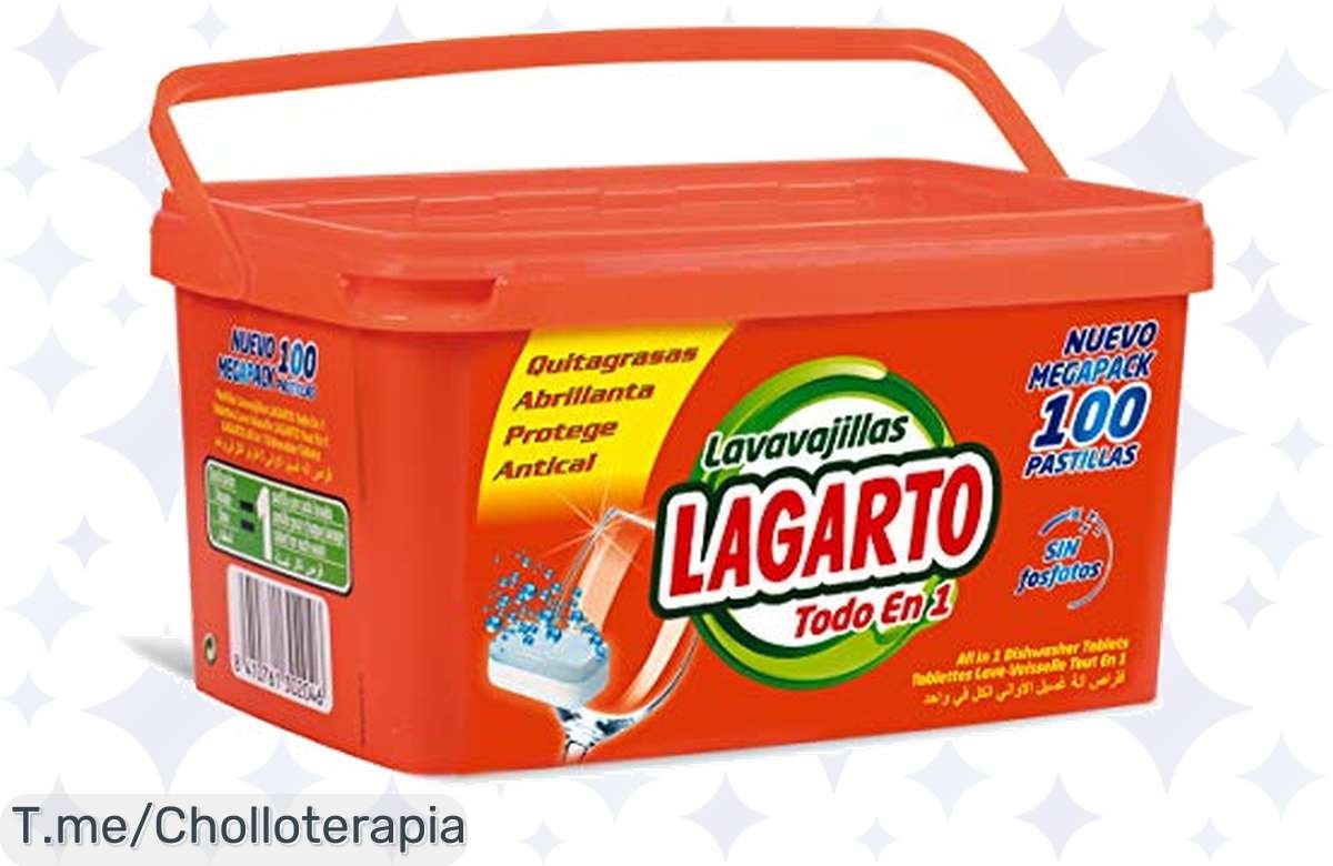 ¡Oferta Insuperable! Lagarto Pastillas Lavavajillas Todo En Uno a Precio de Remate – ¡Solo quedan 100 unidades!