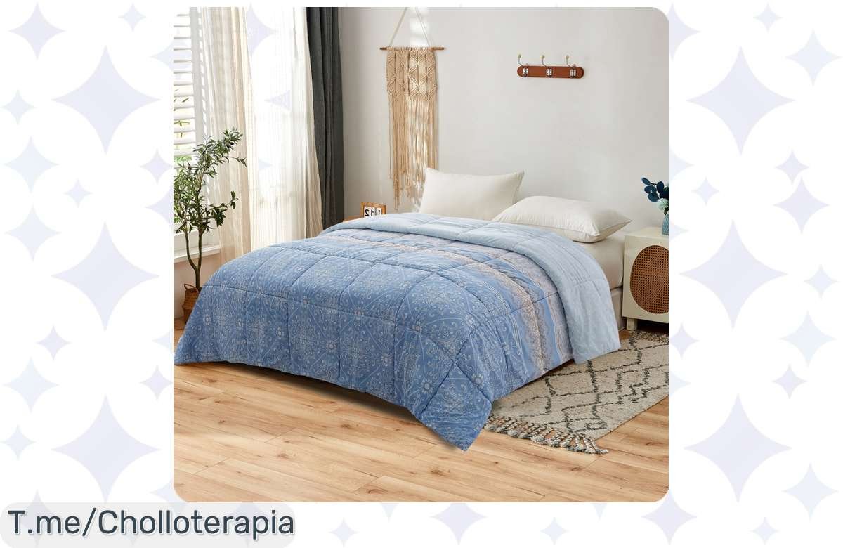 ¡Oferta Loca! Edredón Reversible Invierno a Precio de Risa, Calidez y Comodidad Total, ¡No Te lo Pierdas!