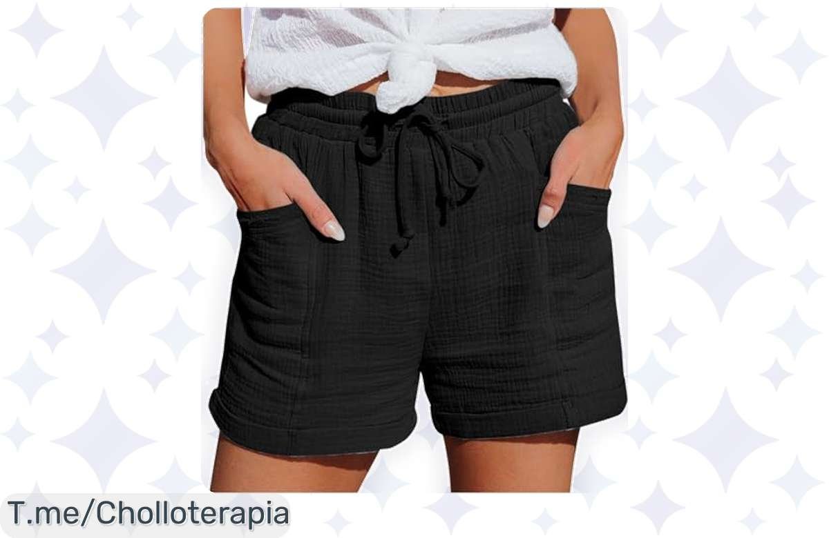 ¡Oferta Loca! Pantalones Cortos Mujer Verano a Precio Regalado – ¡Súper Fresh y Comfy!