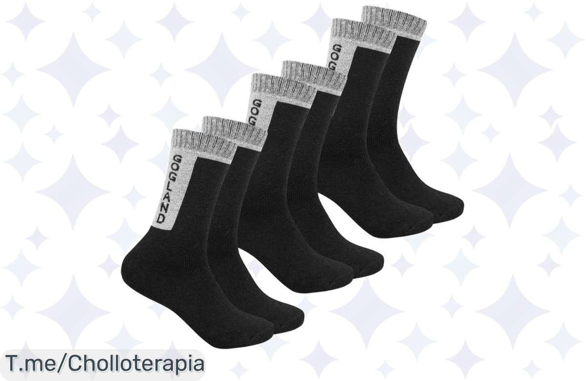 ¡Oferta Relámpago! 3 Pares de Calcetines GOGLAND Trekking a Precio Irresistible, ¡Corre!