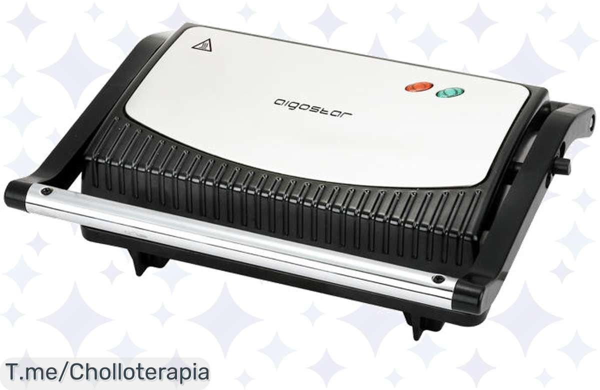 ¡Oferta Relámpago! AIGOSTAR Sandwichera 800W – Placas Antiadherentes y Apertura 180º Sólo por Tiempo Limitado!
