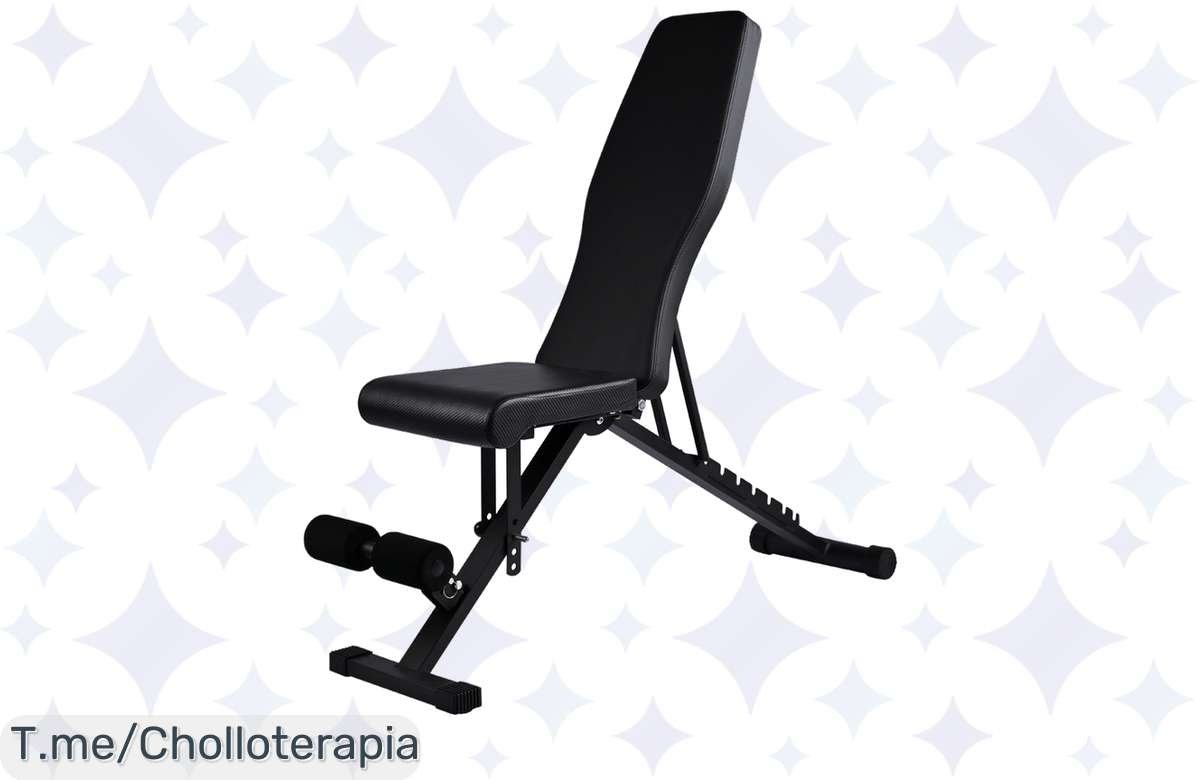 ¡Oferta Relámpago: Banco de Musculación Ajustable a Precios Ridículos!