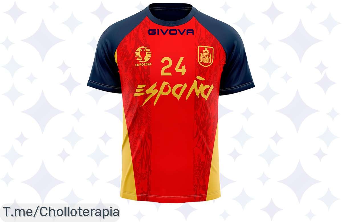 ¡Oferta Relámpago! Camiseta Eurocopa 2024 España con Descuentazo y Envío Exprés 48H