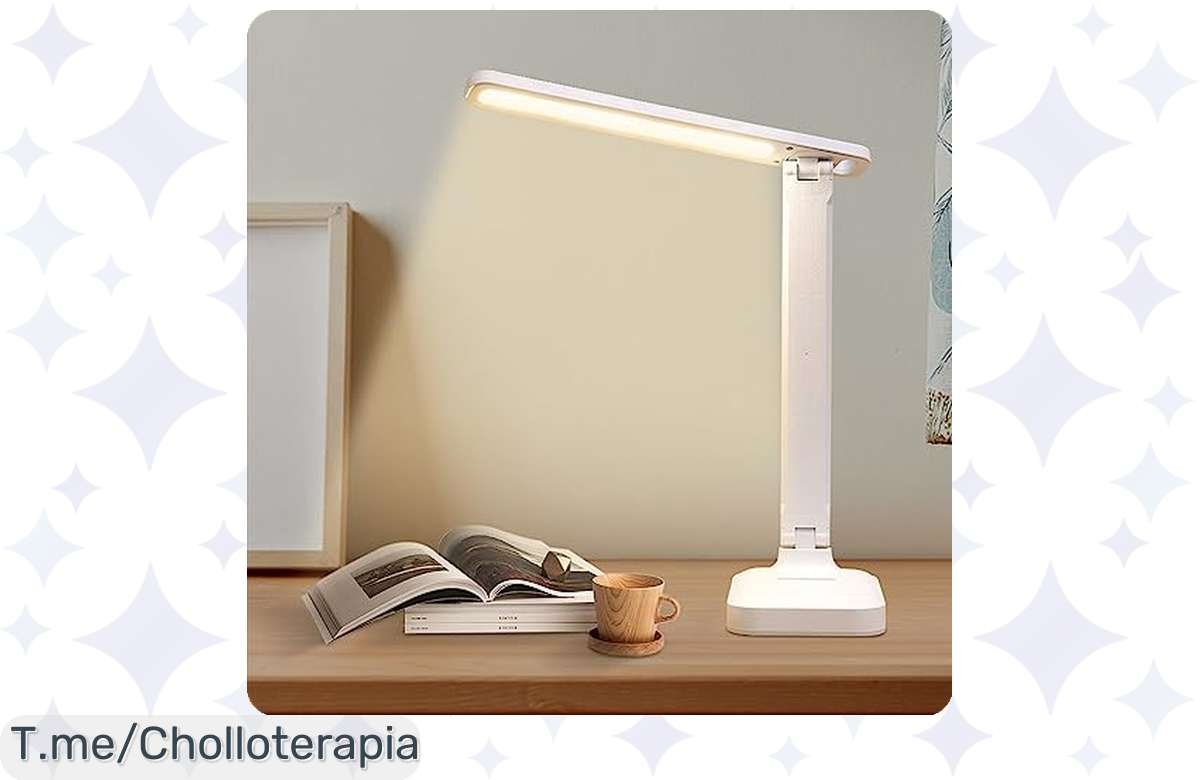 ¡Oferta Relámpago! Lámpara LED Plegable con 5 Modos de Brillo y Cuidado Ocular a Precio Imbatible – ¡Corre que se acaba!