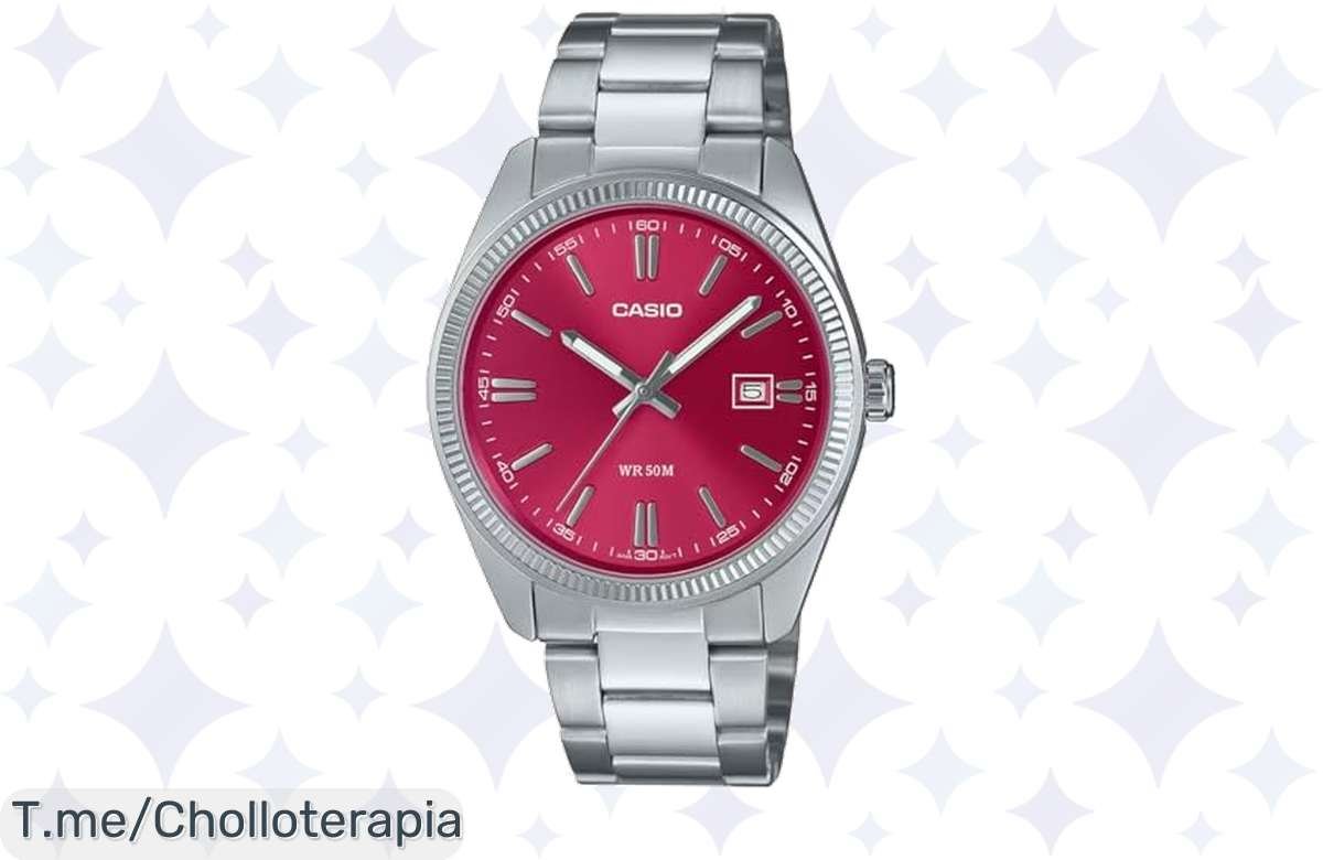 ¡Oferta Relámpago! Reloj Casio de Acero para Hombres ¡Estilo y Ahorro en un Solo Click!