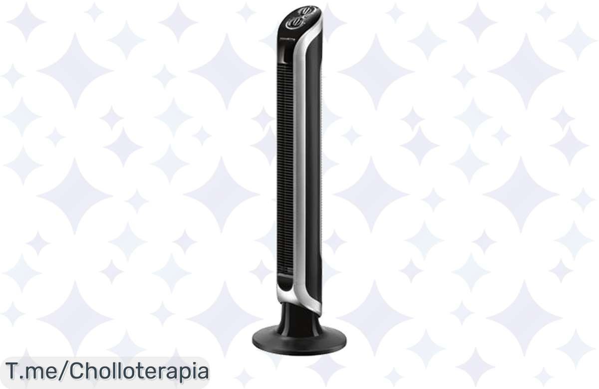 ¡Oferta Relámpago! Ventilador sin Aspas Rowenta a un Precio Increíble: 3 Velocidades y Oscilación 180° ¡Aprovecha!