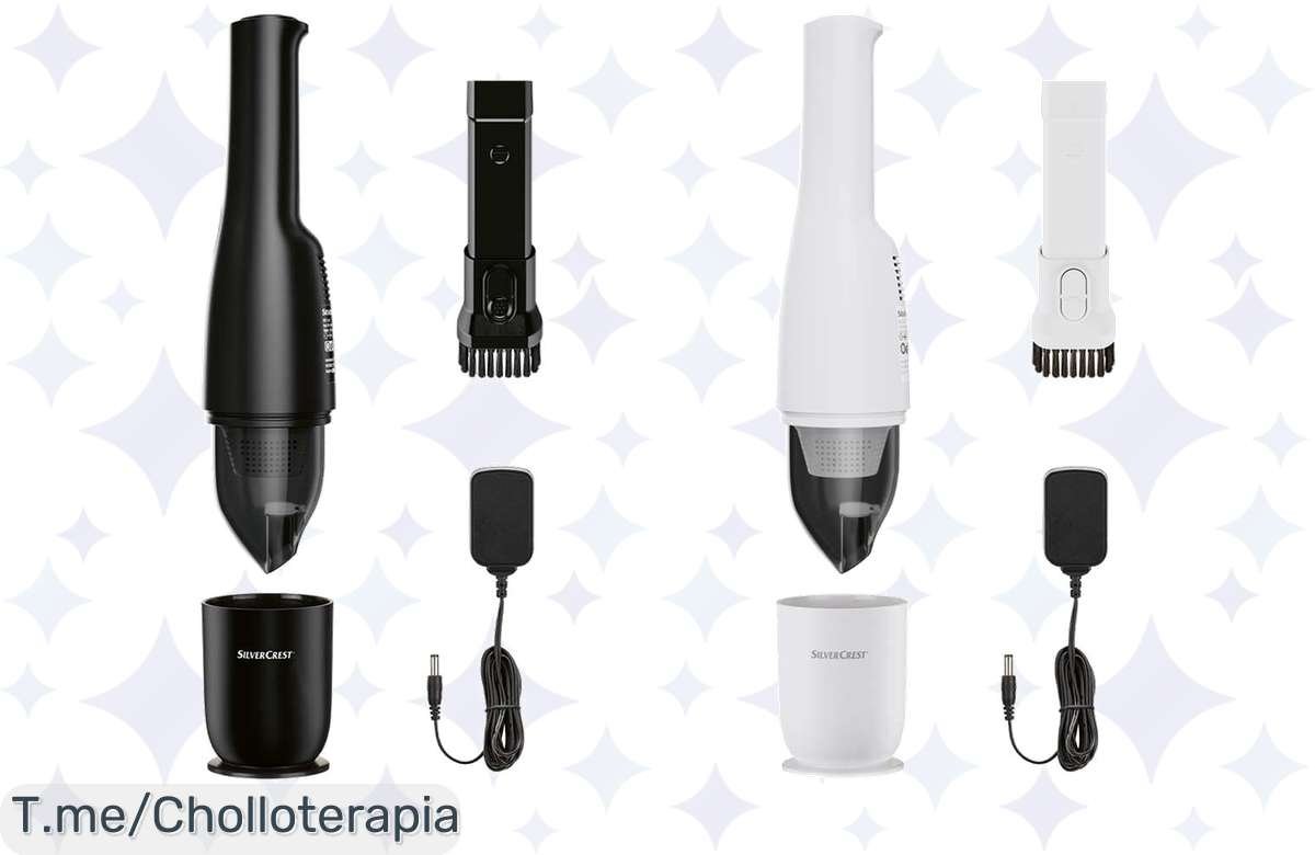 ¡Oferta bomba! Aspirador de mano recargable, potencia brutal y precio de ganga, ¡no te lo pierdas!