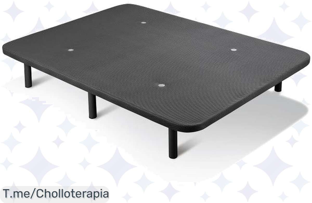 ¡Oferta bomba! Base Tapizada 3D MESEFOR con Válvulas y 6 Patas ¡No la dejes escapar!