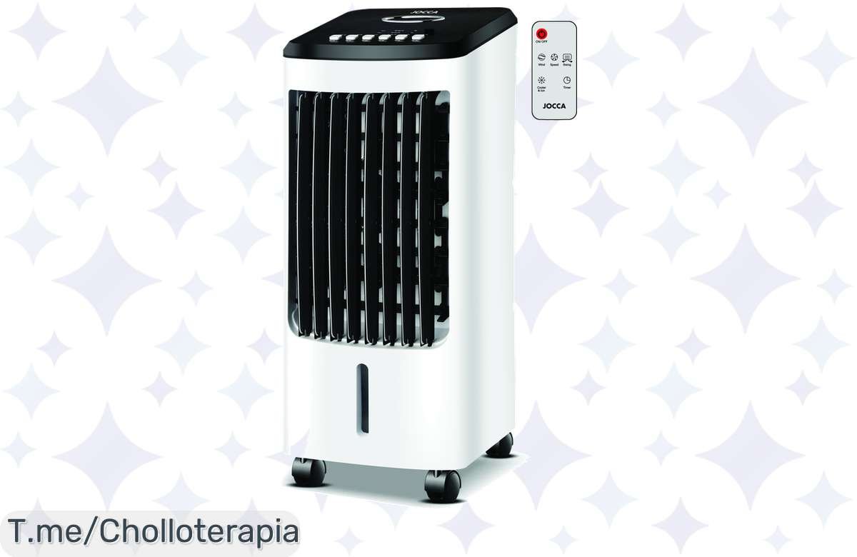 ¡Oferta del Año! Ventilador Portátil Jocca con Humidificador y Control Remoto a Precio de Risa – ¡Aprovecha Ya!