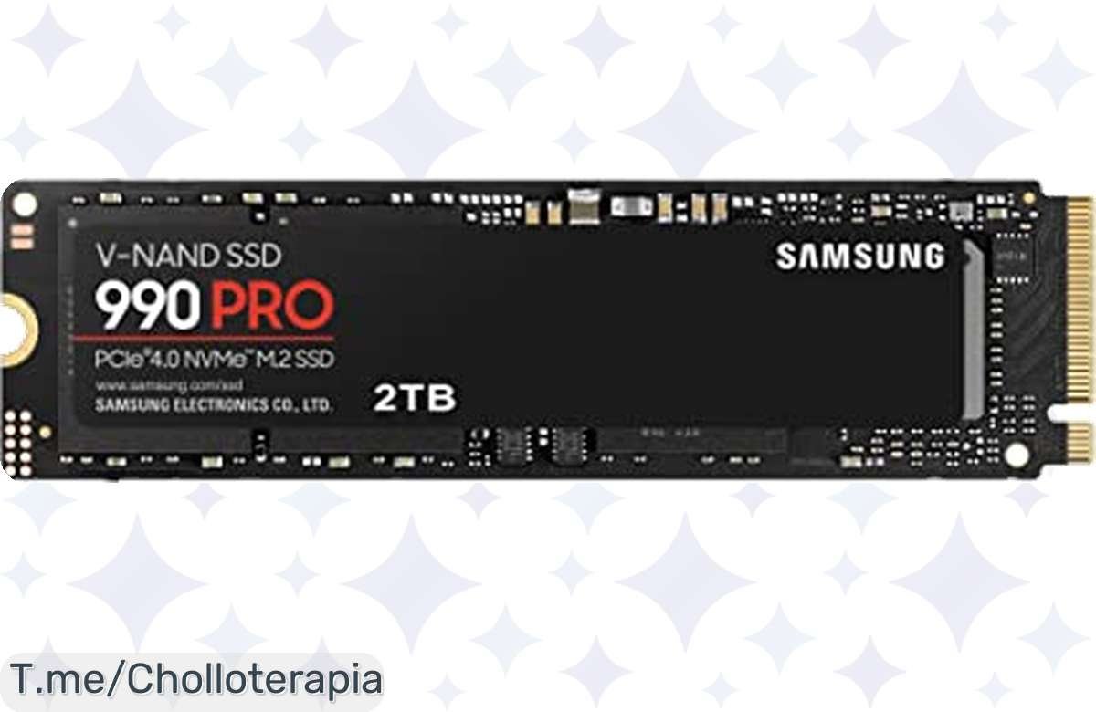 ¡Oferta increíble! Samsung SSD Memoria Interno 990 Pro 2TB NVME a un precio imbatible