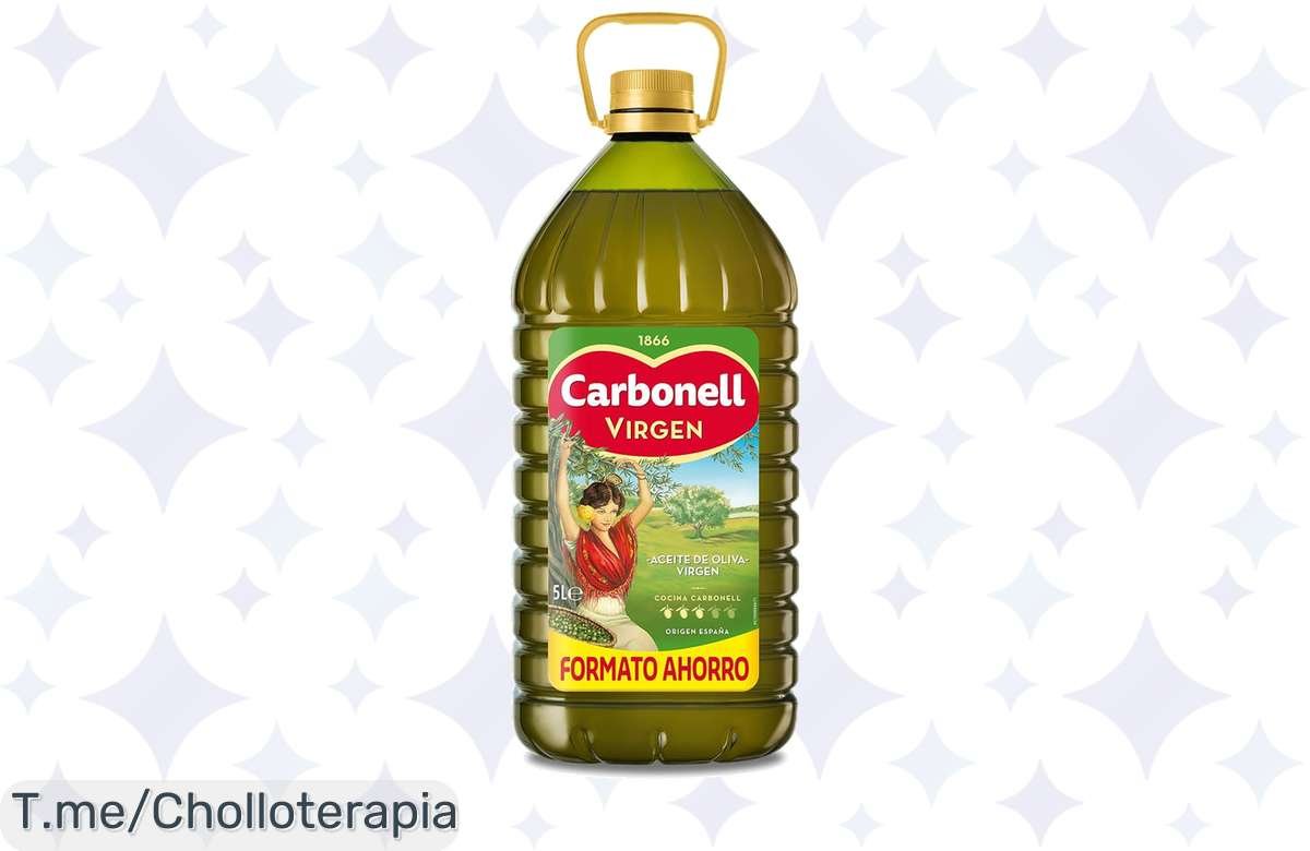 ¡Oferta limitada! Carbonell-Aceite de Oliva Virgen, garrafa 5L a precio insuperable.
