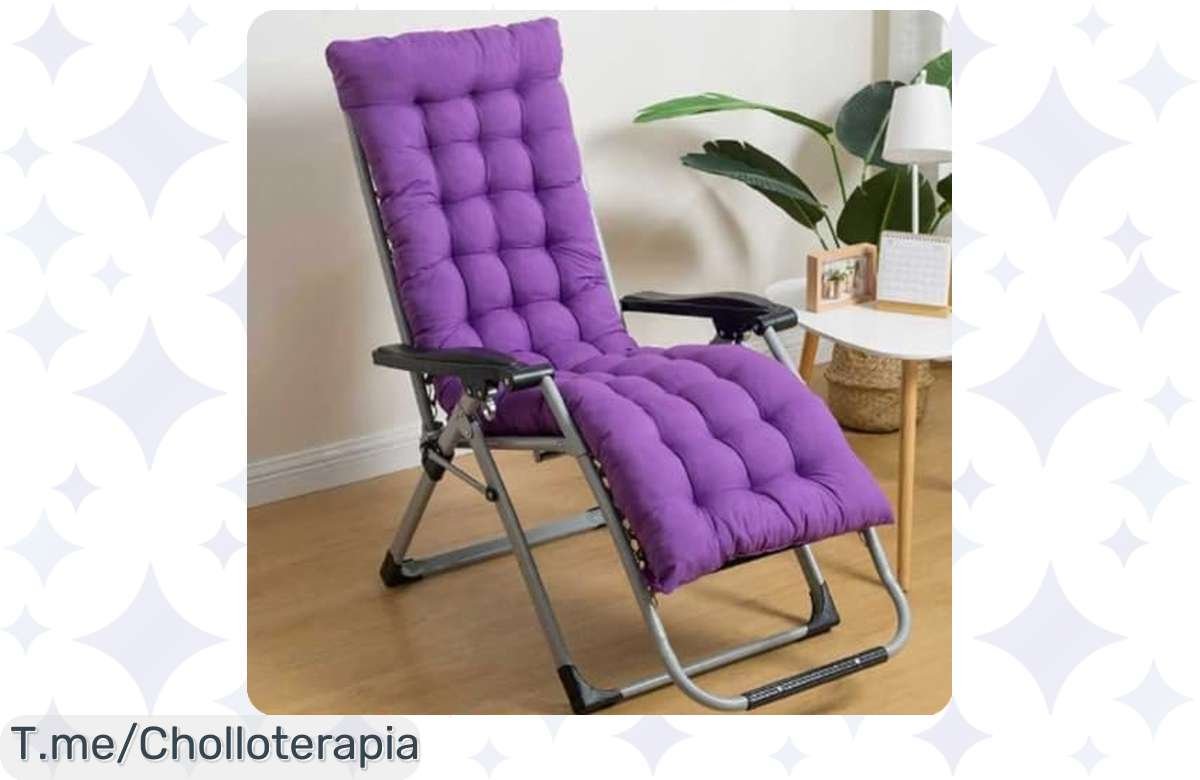 ¡Oferta loca! Cojín premium para tumbona a precio de ganga, ¡solo por tiempo limitado!
