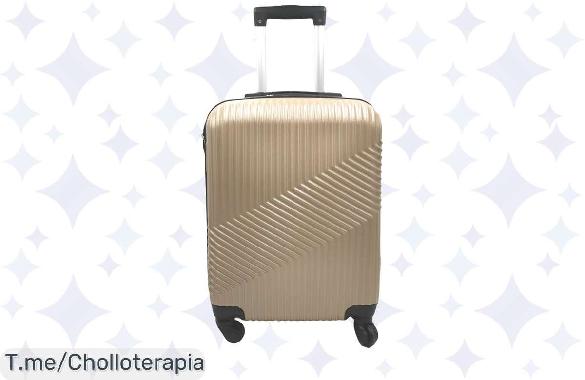 ¡Oferta loca! Maleta rígida 22 barata, ligera y con ruedas ¡Corre por la tuya!