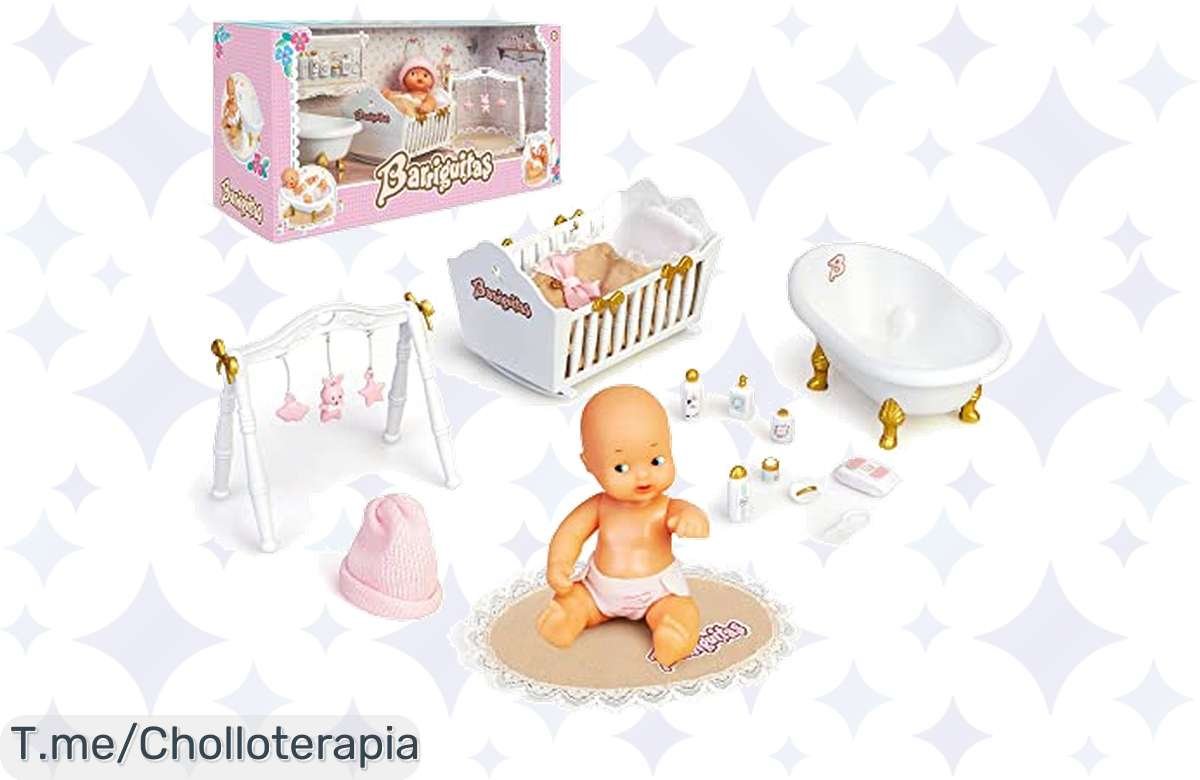 ¡Oferta loca! Set Barriguitas con bebé y bañera a precio de ganga!