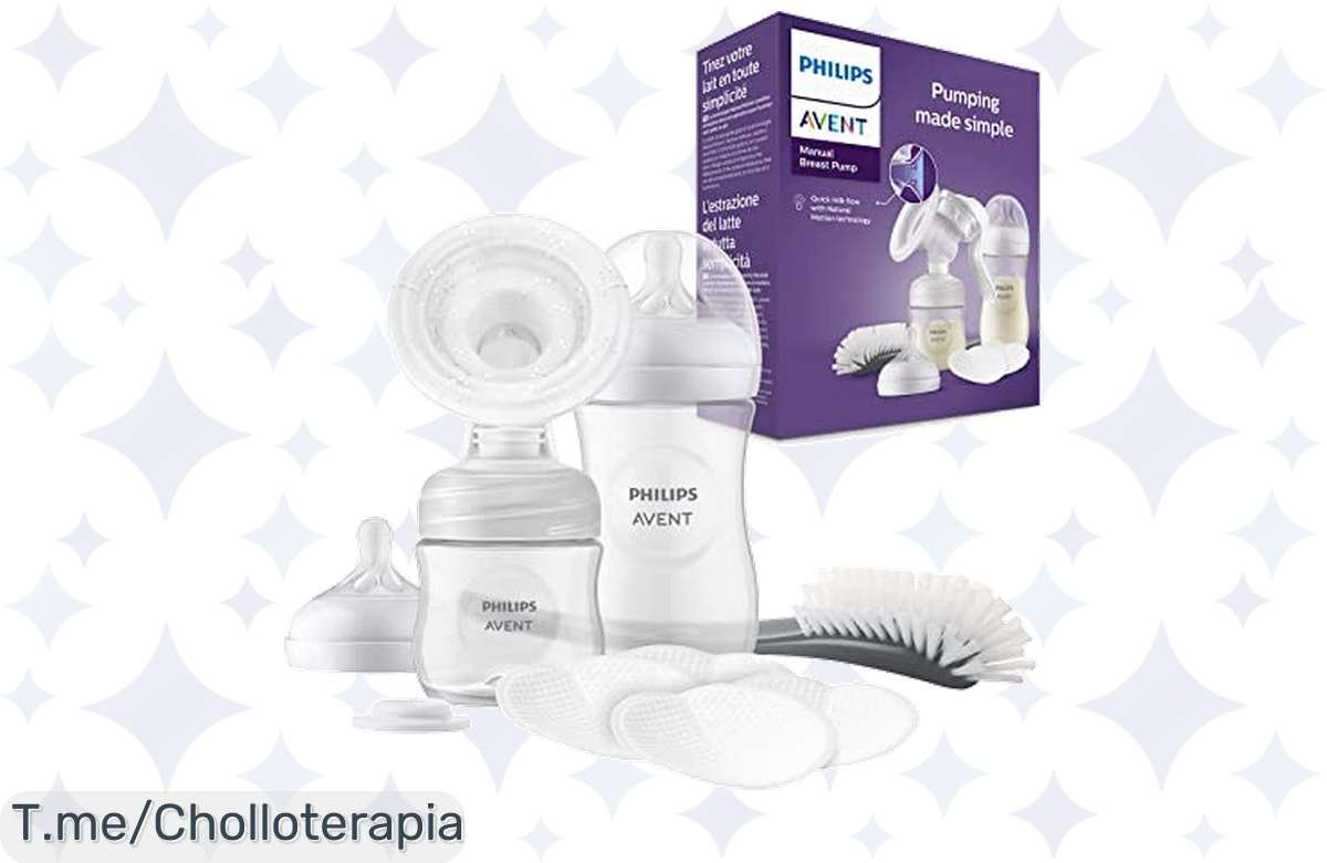 ¡Oferta loca! Set Philips Avent con extractor y biberones sin BPA a precio de risa, corre que vuela!
