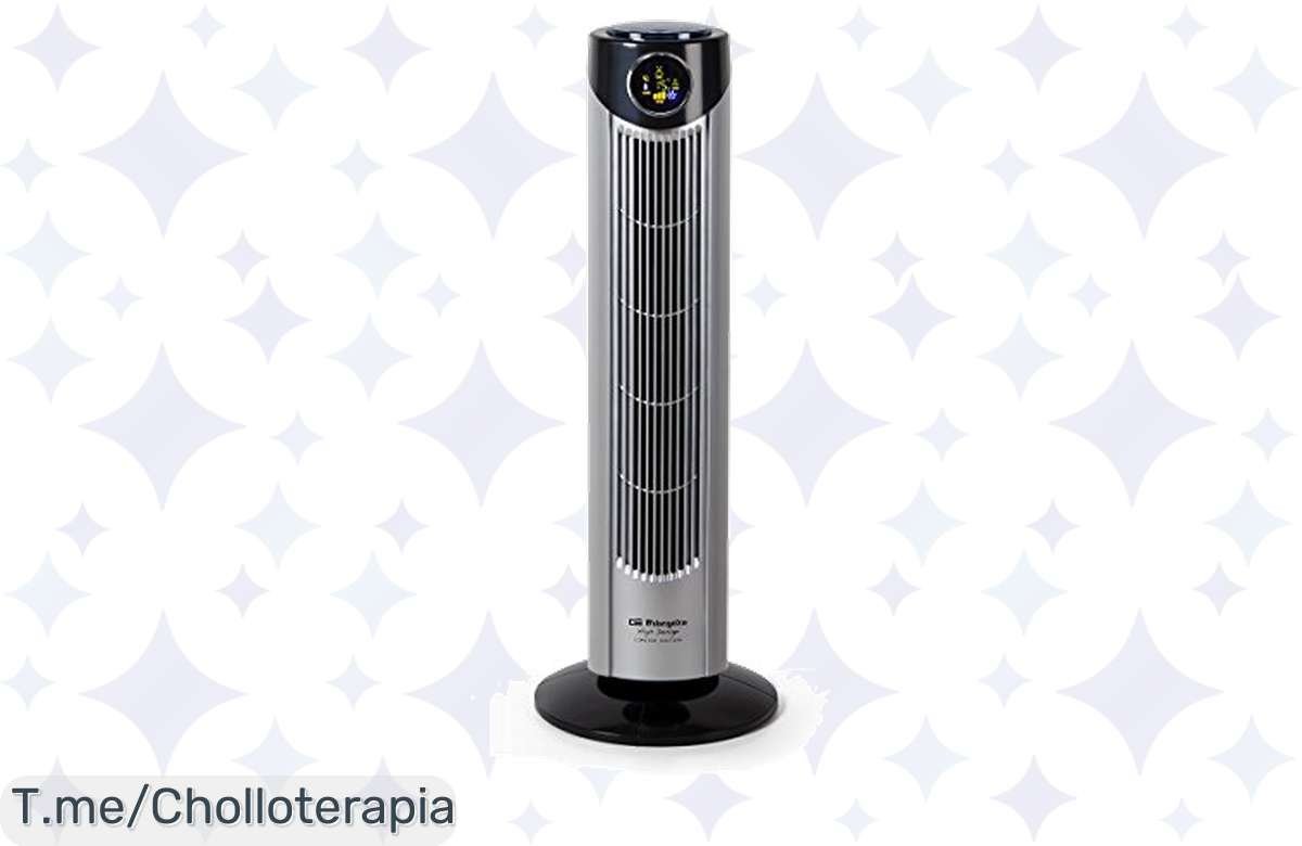 ¡Oferta loca! Ventilador de torre Orbegozo TWM 1010 tirado de precio y con mando a distancia, no lo dejes escapar!