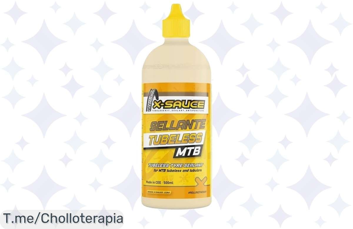 ¡Oferta loca! X-Sauce Antipinchazos 500 ml a precio de regalo, tu MTB te lo agradecerá.