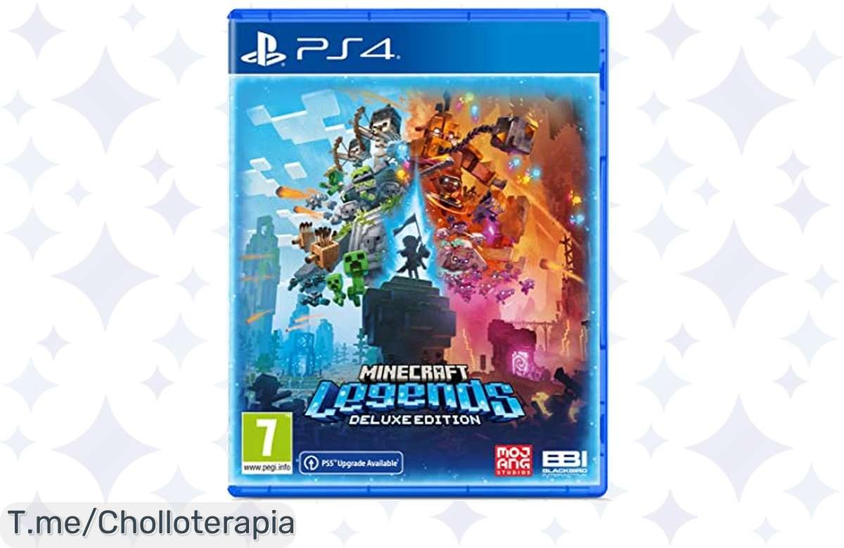 ¡Oferta loca en Minecraft Legends Deluxe PS4: No te lo pierdas!