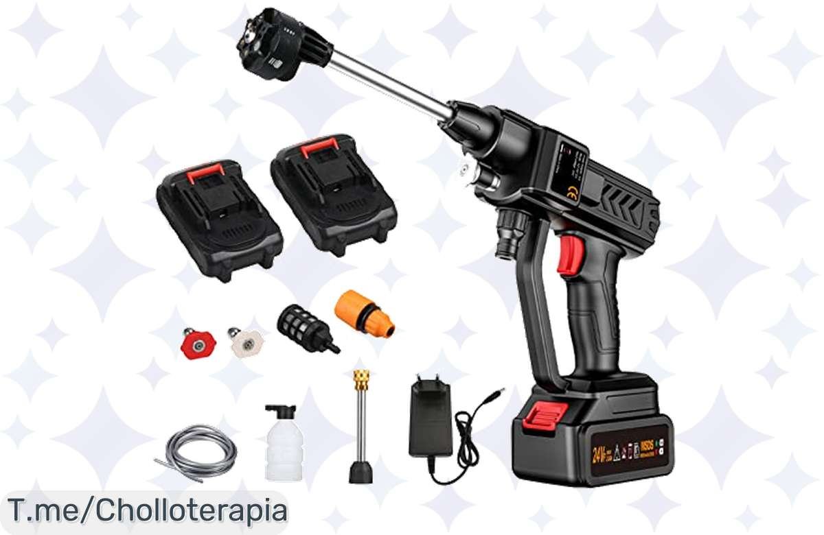 ¡Oferta única! 51% OFF en hidrolimpiadora a batería: ¡Limpia rápido y sin esfuerzo!