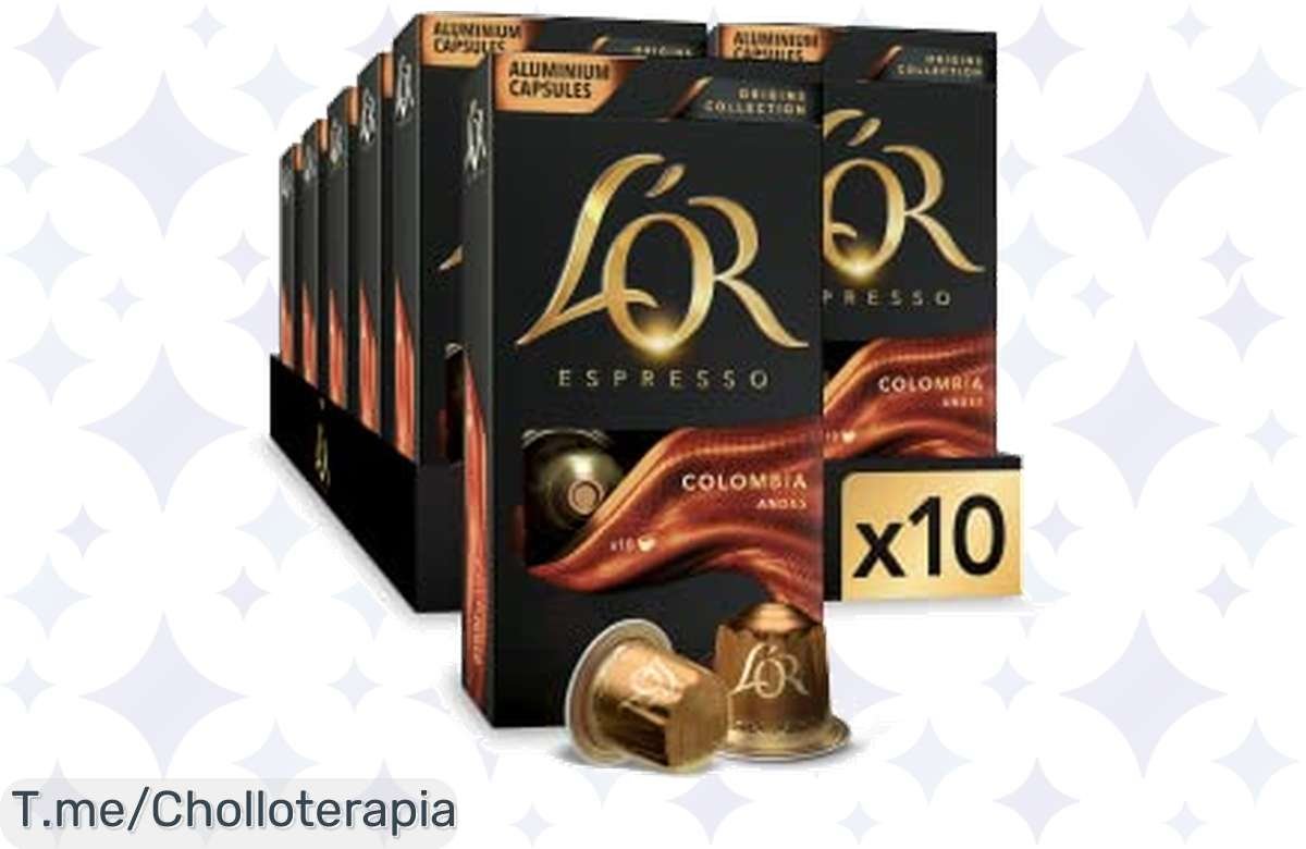 ¡Oferta única! L’OR Espresso Colombia: 100 cápsulas a precio de risa. ¡Aprovecha ya!