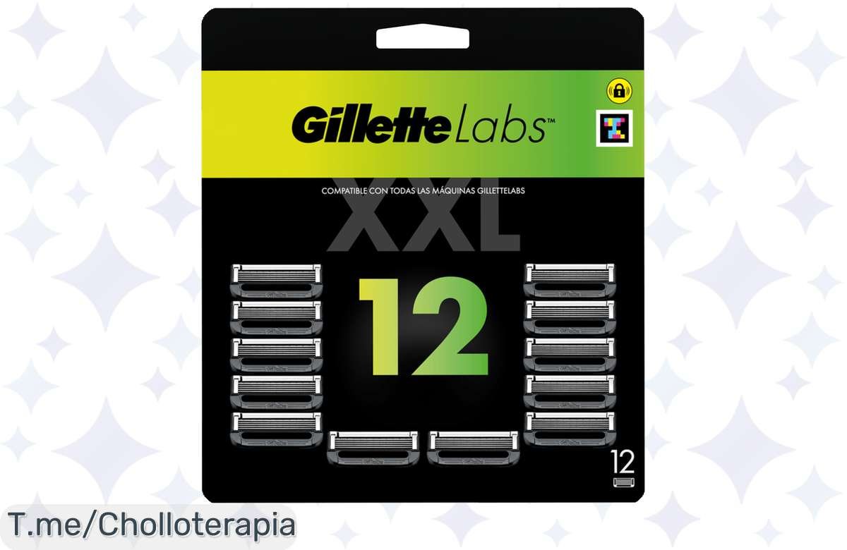 ¡Oferta única! Recambios GilletteLabs para afeitadoras con descuento irresistible